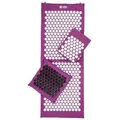 Produktbild: bodhi Akupressurmatte VITAL Akupressurmatte XL Deluxe-Set SOFT aubergine rund