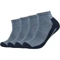 Produktbild: Camano Kurzsocken function (4 Paar) mit entlastender Halbplüschsohle blau 43-46