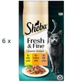 Produktbild: SHEBA Fresh & Fine in Sauce Huhn Truthahn Ente (€15,92/kg) Katzenfutter 36 x 50g