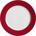 Produktbild: Ritzenhoff & Breker Speiseteller Teller flach Serie Doppio 27 cm Rot Porzellan, (1 St), Spülmaschinengeeignet