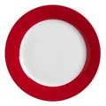 Produktbild: Ritzenhoff und Breker Teller flach Flirt aus der Serie Doppio rot