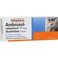 Produktbild: AMBROXOL-ratiopharm 30 mg Hustenlöser Tabletten 20 St. PZN 00680816