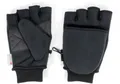 Produktbild: Origin Outdoors Klappfäustlinge, Thinsulate Isolierung, freie Fingerspitzen, Gr. L, schwarz