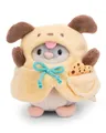 Produktbild: NICI MYMOCHI Kuscheltier Set - Hamster Kuscheltier Shai 8 cm mit Keks und Katzenkostüm in Geschenkbox, Flauschiges Stofftier zum Kuscheln, Spielen und Liebhaben - 61144