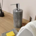Produktbild: Seifenspender aus Marmor 20 x 15cm Naturstein Pumpspender Seife grau wohnfreuden