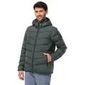 Produktbild: Jack Wolfskin Winterjacke Winter-Daunenjacke Colonius (winddicht, wasserabweisend, atmungsaktiv) grün L (52)