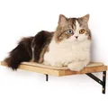 Produktbild: Kletterwand Katzen Katzenbett Wand aus 2cm dickem massivem Gummiholz mit wide...
