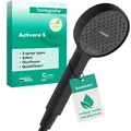 Produktbild: hansgrohe Activera Select S Handbrause 95, 2 Strahlarten, EcoSmart, 28033670, Farbe: Mattschwarz