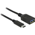 Produktbild: Delock USB C - USB A (0.15 m, USB 3.1, 36 W) (65634)