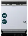 Produktbild: homeX DWSI601442A Geschirrspüler 60 cm, Spülmaschine teilintegrierbar - 14 Maßgedecke, 9 Programme, Einbaugeschirrspüler
