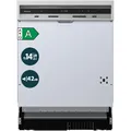 Produktbild: Geschirrspüler 60 cm Einbau Spülmaschine teilintegrierbar 14 Gedecke EEK A