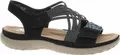 Produktbild: Rieker Damen Riemchen Sandale schwarz mit Klettverschluss 37