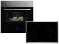Produktbild: AEG AB03B Set Backofen NBU5A10CM + Glaskeramikkochfeld HK834060XB