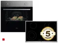 Produktbild: AEG AB03B Set Backofen NBU5A10CM + Glaskeramikkochfeld HK834060XB