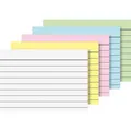 Produktbild: Brunnen Karteikarten 102282295, A8, liniert, farbig sortiert, 100 Stück