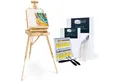 Produktbild: Artina Malpalette 30tlg Malset mit Kofferstaffelei Madrid, 30tlg., Acrylfarben Set mit 2x Leinwänden, 18x Acrylfarben, Pinseln & Zubehör