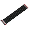 Produktbild: SilverStone SST-RC04B-400 - Premium Flexibles Riser-Flachbandkabel PCI-E x16 Gen 3.0 , EMI-Abschirmung, 40 cm