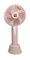 Produktbild: SHE Handventilator Aroma-Handventilator 10cm rosa SHE10HA2017, aufladbar via USB-Anschluss, Aromafunktion