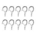 Produktbild: 10 Stück M4-Schraubhaken Aufhängehaken mit Federschnalle Ösenhaken für die Me...