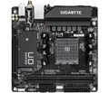 Produktbild: Gigabyte A520I AC Mainboard Sockel (PC) AMD AM4 Formfaktor (Details) Mini-ITX Mainboard-Chipsatz AMD A520