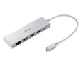 Produktbild: Samsung Multiport Adapter 5-in-1 EE-P5400 USB-C Hub PD 3.0 Dockingstation silber
