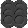 Produktbild: Villeroy & Boch Manufacture Rock Speiseteller 27 cm Set6 - Schwarz