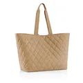 Produktbild: reisenthel classic shopper XL rhombus ginger Geräumige Shopping Bag und edle Handtasche in einem Aus wasserabweisendem Material