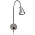 Produktbild: Briloner LED Bettleuchte Tusa Schwenkbar Warmweiß 45 x 20,5 cm Matt-Nickel