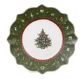 Produktbild: Villeroy & Boch Toys Delight Frühstücksteller grün 2641 Weihnachtsgeschirr