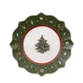 Produktbild: Villeroy & Boch Toy's Delight Frühstücksteller Grün 24 cm Weihnachtsgeschirr