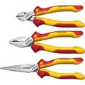 Produktbild: Zangen-Set Industrial electric, 4-teilig gelb/rot