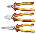 Produktbild: Wiha Zangen Set Industrial 38637 VDE - Kombi/Flachrund/Seitenschneider - 3-tlg