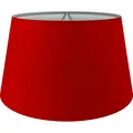 Produktbild: Premium Lampenschirm Stehlampe Hängelampe Rot Baumwolle E14/E27 XL=UØ 30cm