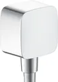 Produktbild: hansgrohe Anschlusswinkel FixFit Softcube Kunststoff, mit Rückflussverhinderer chrom