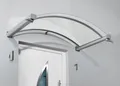 Produktbild: Gutta Vordach Bogenvordach BV/B 200 x 90 x 25 cm edelstahloptik