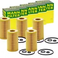Produktbild: 5x MANN-FILTER HU 7010 z ÖLFILTER MIT DICHTUNG FILTEREINSATZ 5-STÜCK!