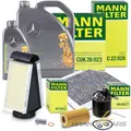 Produktbild: MANN INSPEKTIONSPAKET FÜR MERCEDES C-KLASSE W205 GLC X253 C253 200-d 220-d 250-d