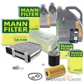 Produktbild: MANN-FILTER INSPEKTIONSPAKET SET B + MOTORÖL FÜR MERCEDES C-KLASSE W204 BIS 2017