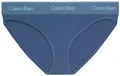 Produktbild: Calvin Klein Damen Slip Bikini Form mit Logobund, Blau (Dark Denim), M