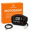 Produktbild: Motorrad-Tacho LCD mit Drehzahlmesser und Tankanzeige DE.