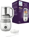 Produktbild: Philips AVENT Babynahrungszubereiter, 400 W, 4-in-1 Funktion, Dampfgaren, Mixen, Auftauen Aufwärmen