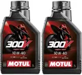 Produktbild: MOTUL 300V FACTORY LINE ROAD RACING 10W-40 4T Motoröl 2x1 Liter Motorrad Öl