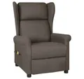 Produktbild: vidaXL Massagesessel Massagesessel Braun Stoff (1-St)