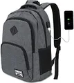 Produktbild: YAMTION Laptop Rucksack,Rucksack Herren mit USB-Ladeanschluss Schulrucksack Jungen Teenager mit 15,6 Zoll Laptopfach für Arbeit Schule Reise, 35L