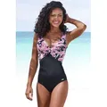 Produktbild: Badeanzug »Palina« im Paisley Druck und mit Shaping-Effekt, Gr. 38 - Cup C, schwarz bedruckt, , 39515703-38 Cup C