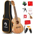 Produktbild: Tenor Ukulele 26 Zoll Mahagoni Holz Akustik Ukulelen Hawaii-Gitarre mit Anfän...