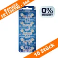 Produktbild: 10 x Renata 344 Uhrenbatterie 1,55 V SR1136SW SR42 105mAh Knopfzelle Neu