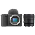 Produktbild: Sony Vlog-Kamera Alpha ZV-E10 II + SEL 15mm f/1.4 G