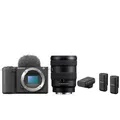 Produktbild: Sony Vlog-Kamera Alpha ZV-E10 II + SEL 16-55mm f/2,8 G + Mikrofonsystem ECM-W3 Duo