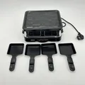 Produktbild: Tristar Raclette-Grill für bis zu 4 Personen, 500 W, 4 Antihaft-Pfännchen, Kompa